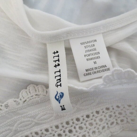 White light weight blouse by Full Tilt - Picture 7 of 9